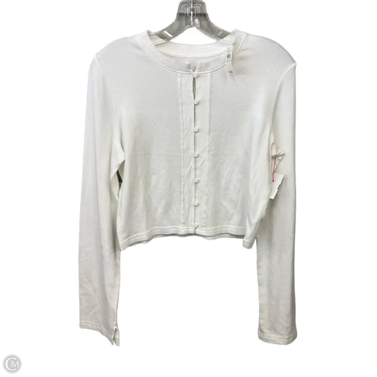 Top Long Sleeve Basic By Aerie In White, Size: M