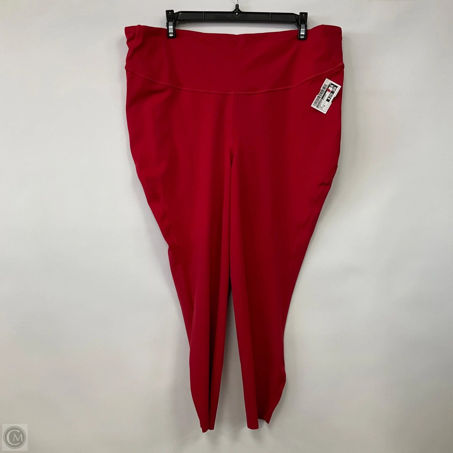 Athletic Leggings By Lululemon In Red, Size: 18