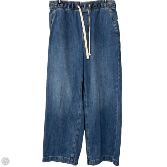 Jeans Wide Leg By Gap In Blue Denim, Size: M