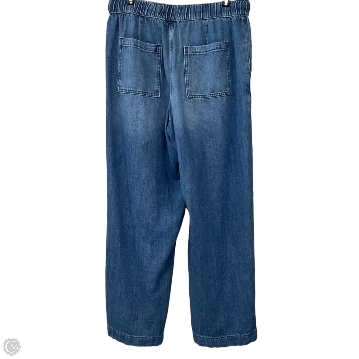Jeans Wide Leg By Gap In Blue Denim, Size: M