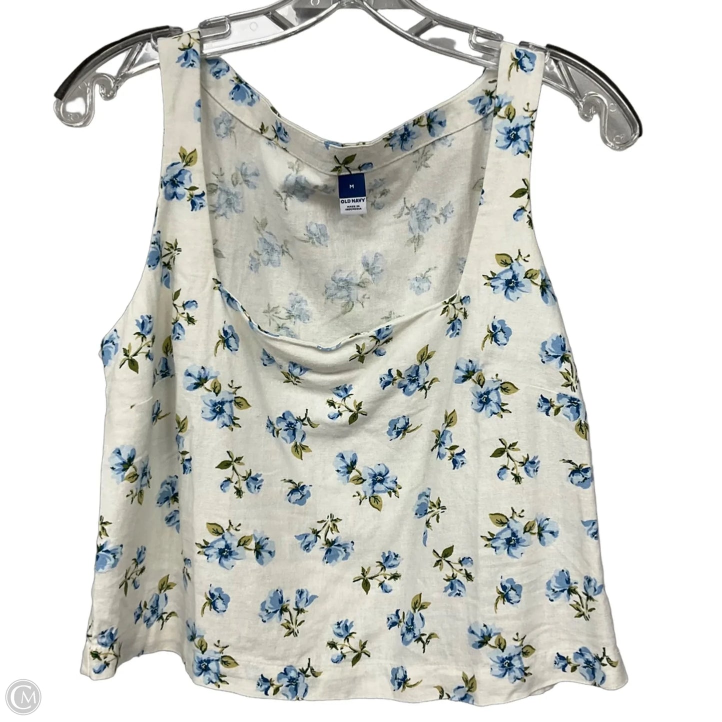Top Sleeveless By Old Navy In White, Size: M