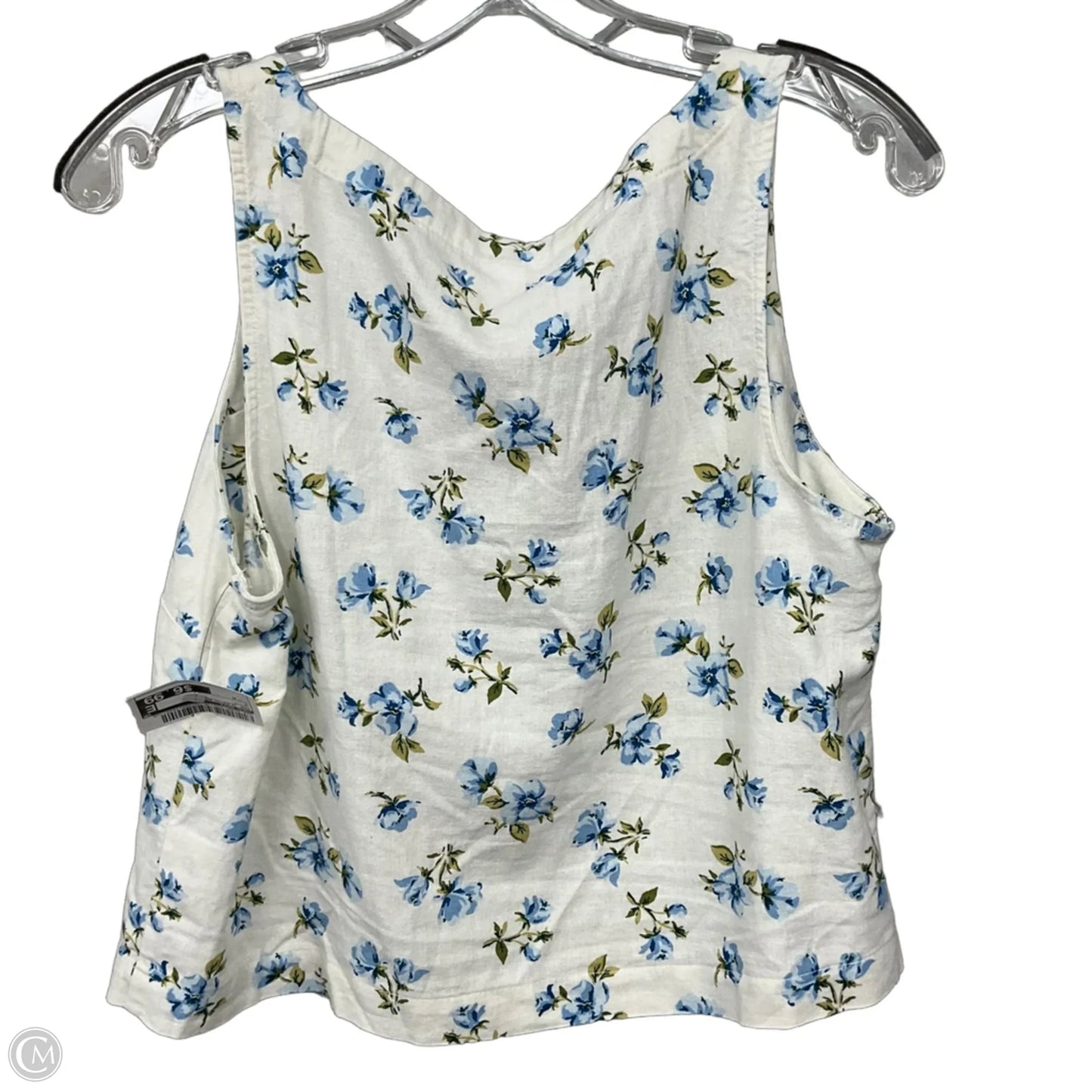 Top Sleeveless By Old Navy In White, Size: M