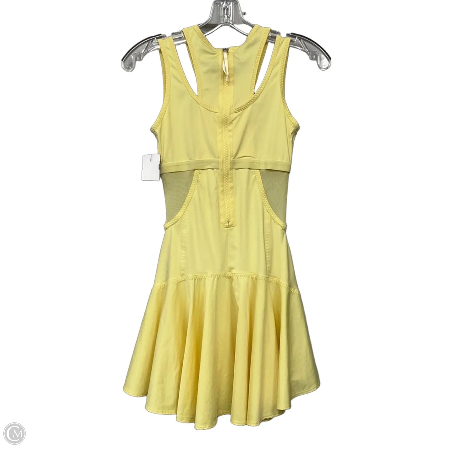 Athletic Dress By Adidas In Yellow, Size: Xs