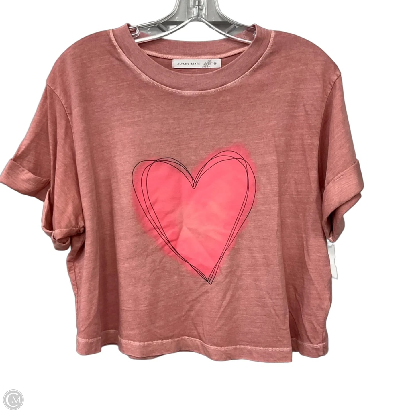 Top Short Sleeve Basic By Altard State In Red, Size: M