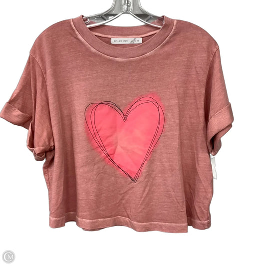Top Short Sleeve Basic By Altard State In Red, Size: M