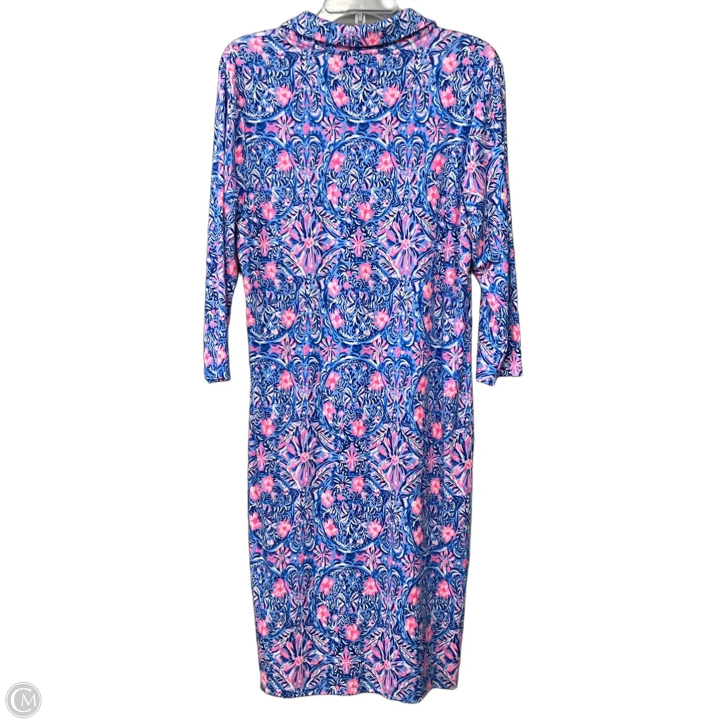 Dress Designer By Lilly Pulitzer In Blue & Pink, Size: Xl