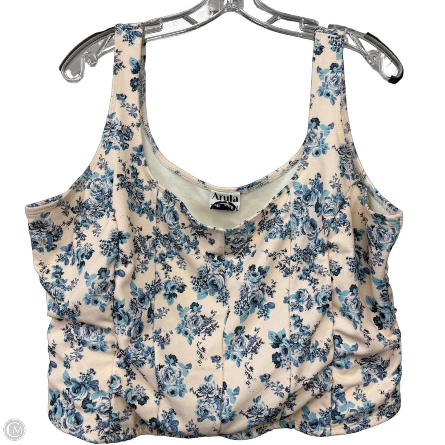 Top Sleeveless By Arula In Floral Print, Size: 2x