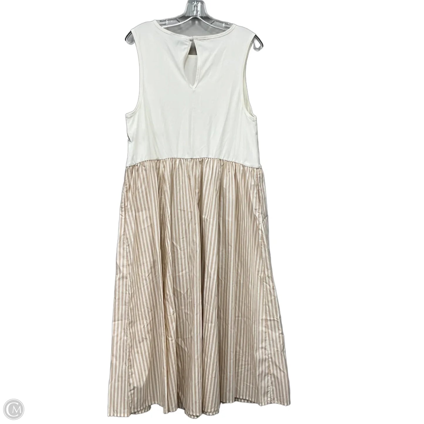 Dress Casual Maxi By Torrid In Beige, Size: 2x