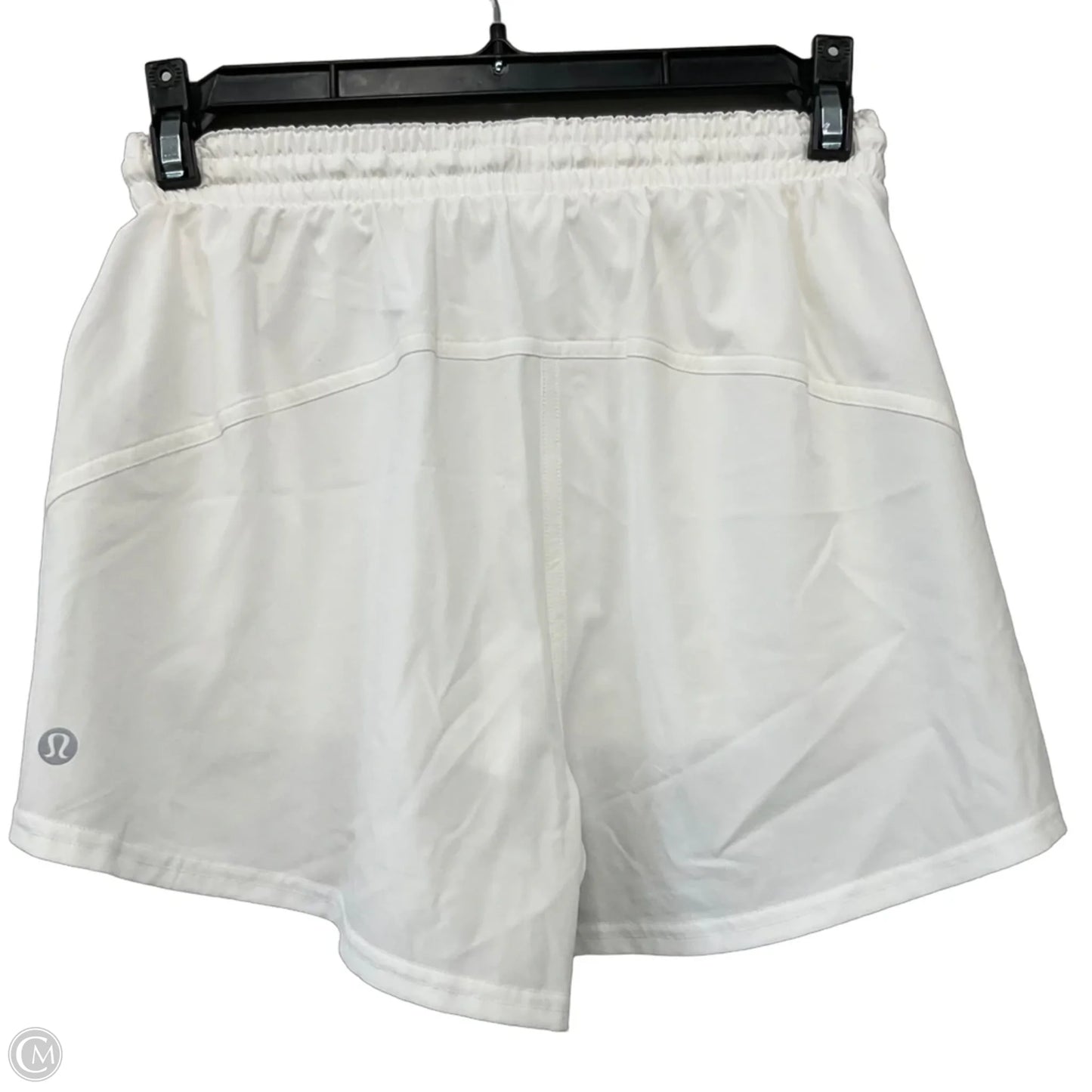 Athletic Shorts By Lululemon In White, Size: 0