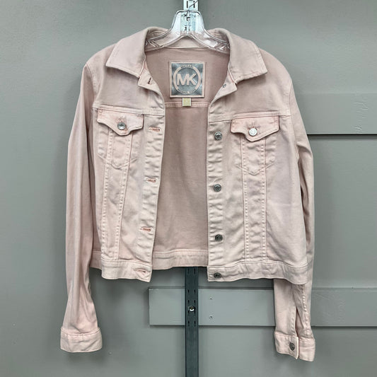 Jacket Denim By Michael By Michael Kors In Pink, Size: M