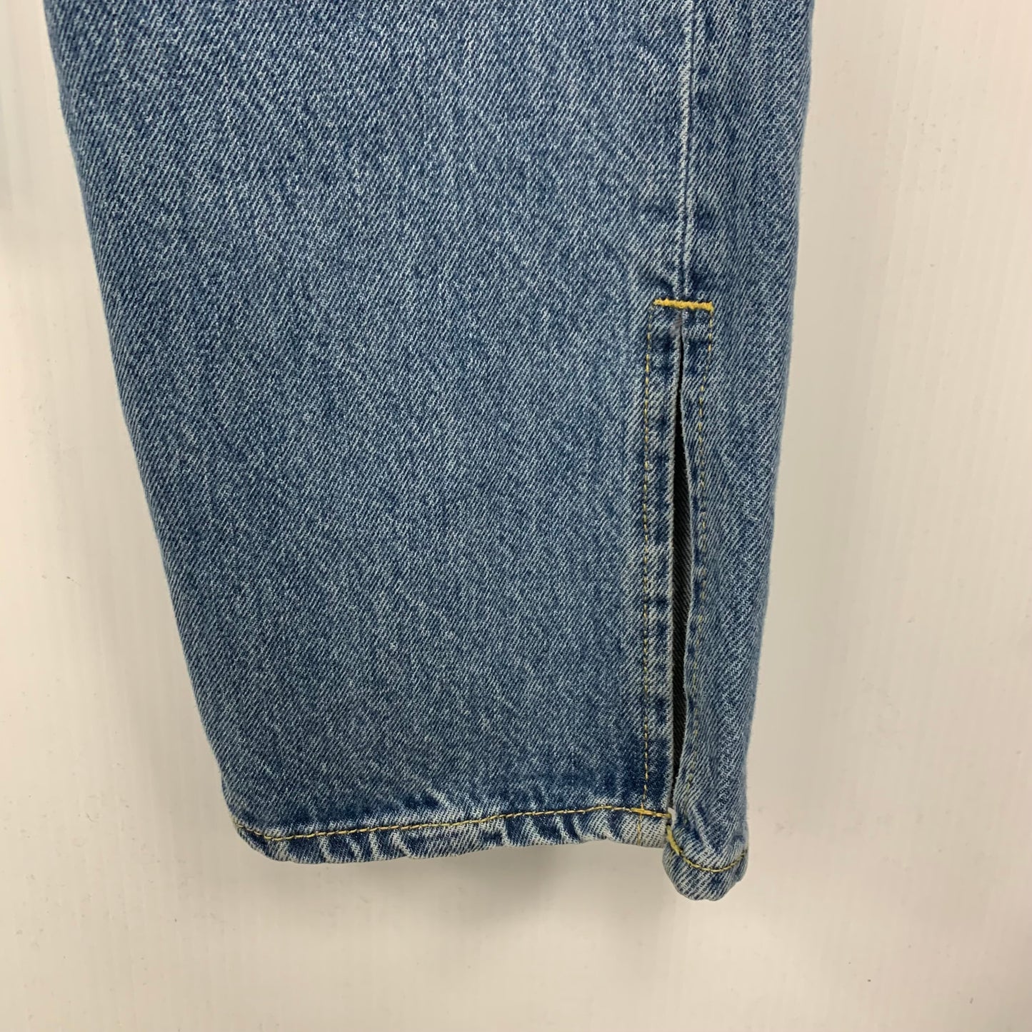 Jeans Straight By Good American In Blue Denim, Size: 4