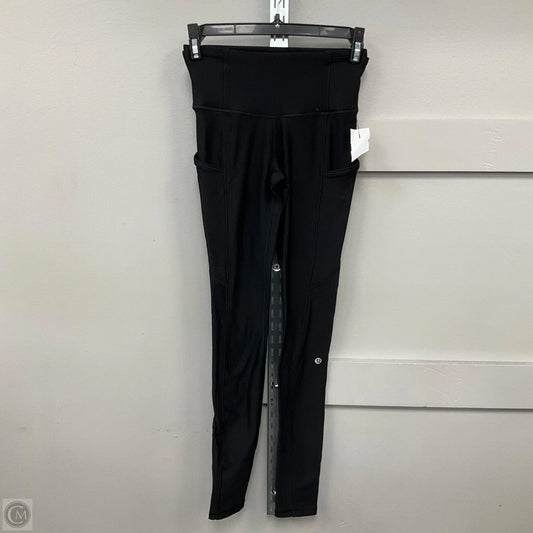 Athletic Leggings By Lululemon In Black, Size: 2