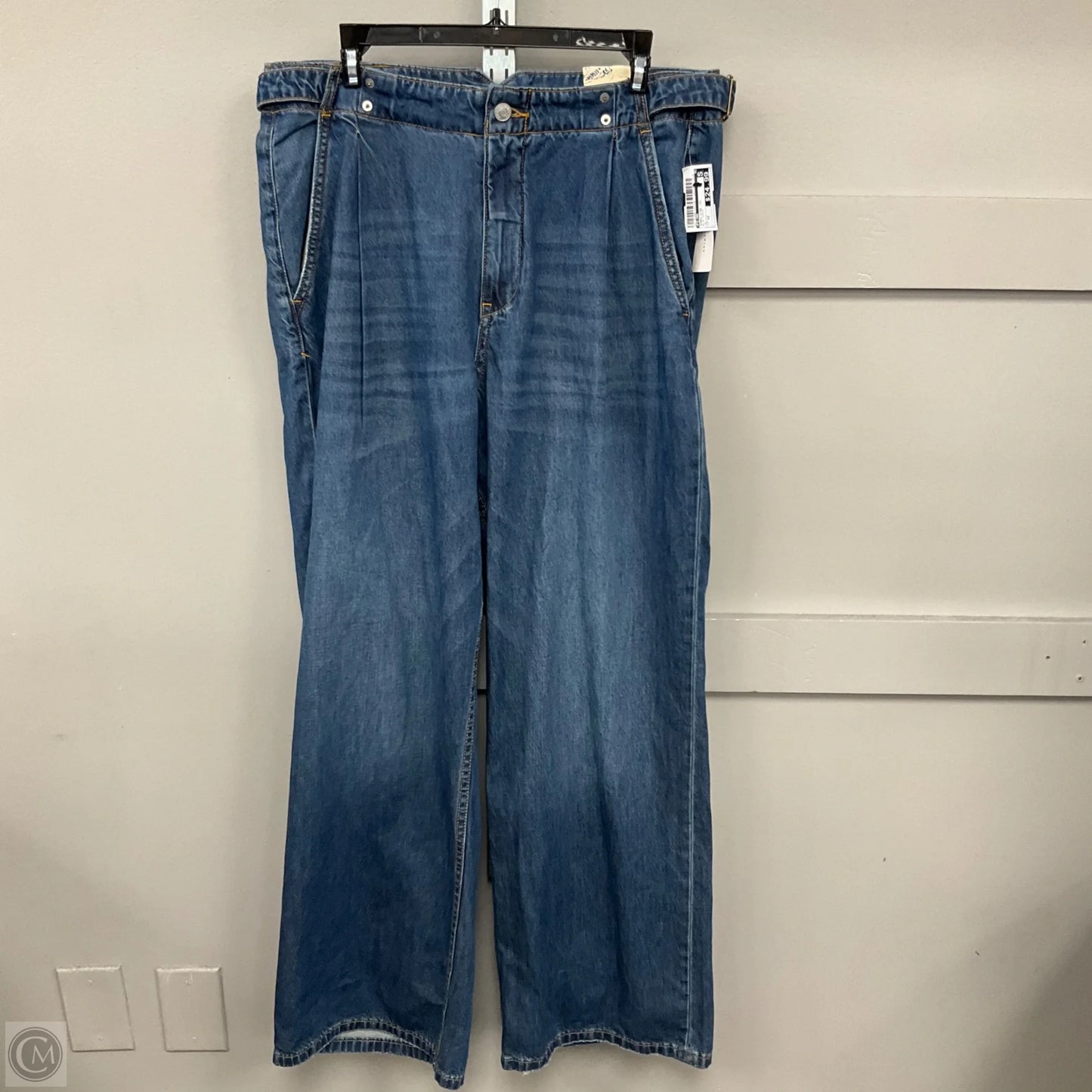 Jeans Wide Leg By Pilcro In Blue Denim, Size: 12