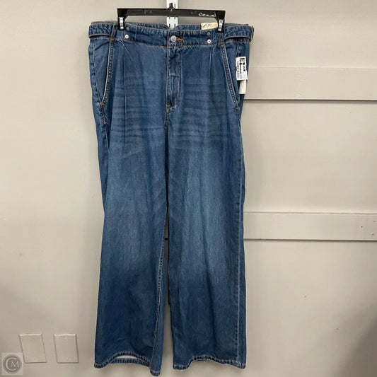 Jeans Wide Leg By Pilcro In Blue Denim, Size: 12
