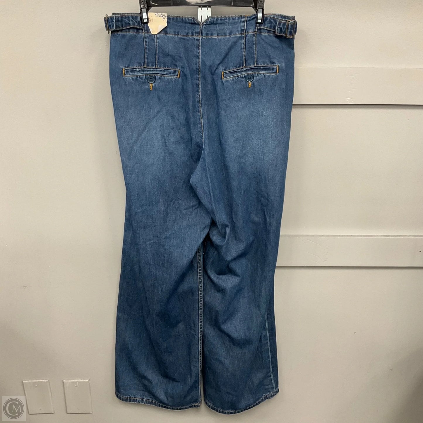 Jeans Wide Leg By Pilcro In Blue Denim, Size: 12