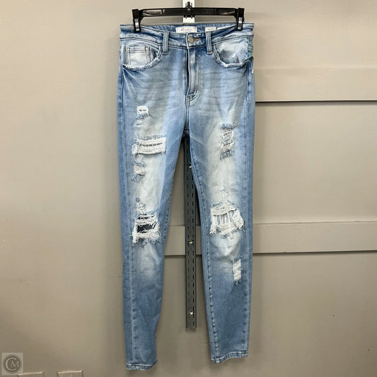 Jeans Skinny By Kancan In Blue Denim, Size: 0