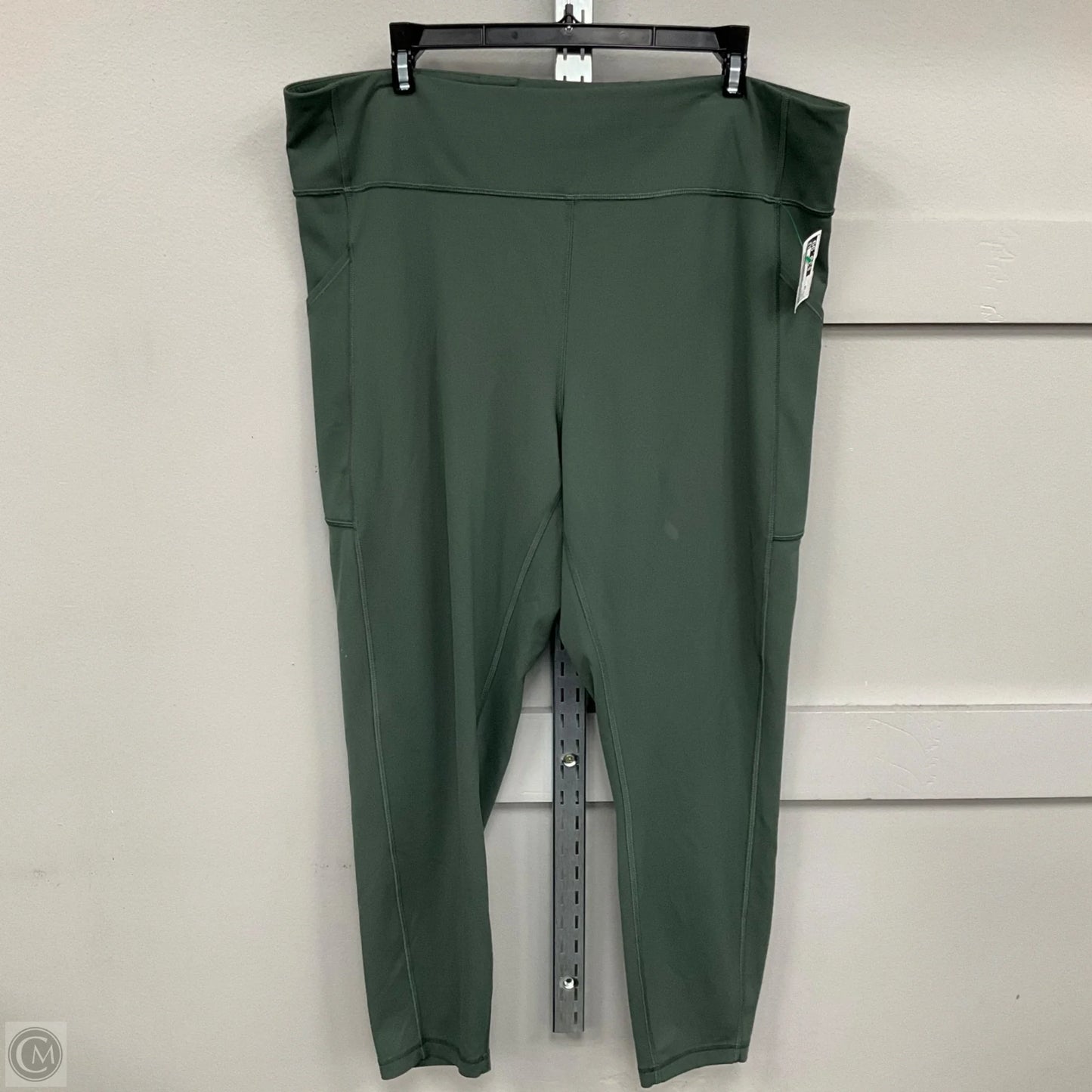 Athletic Leggings By Lululemon In Green, Size: 18