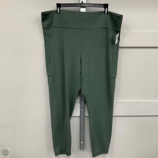 Athletic Leggings By Lululemon In Green, Size: 18