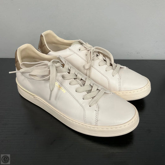 Shoes Designer By Coach In Cream, Size: 9