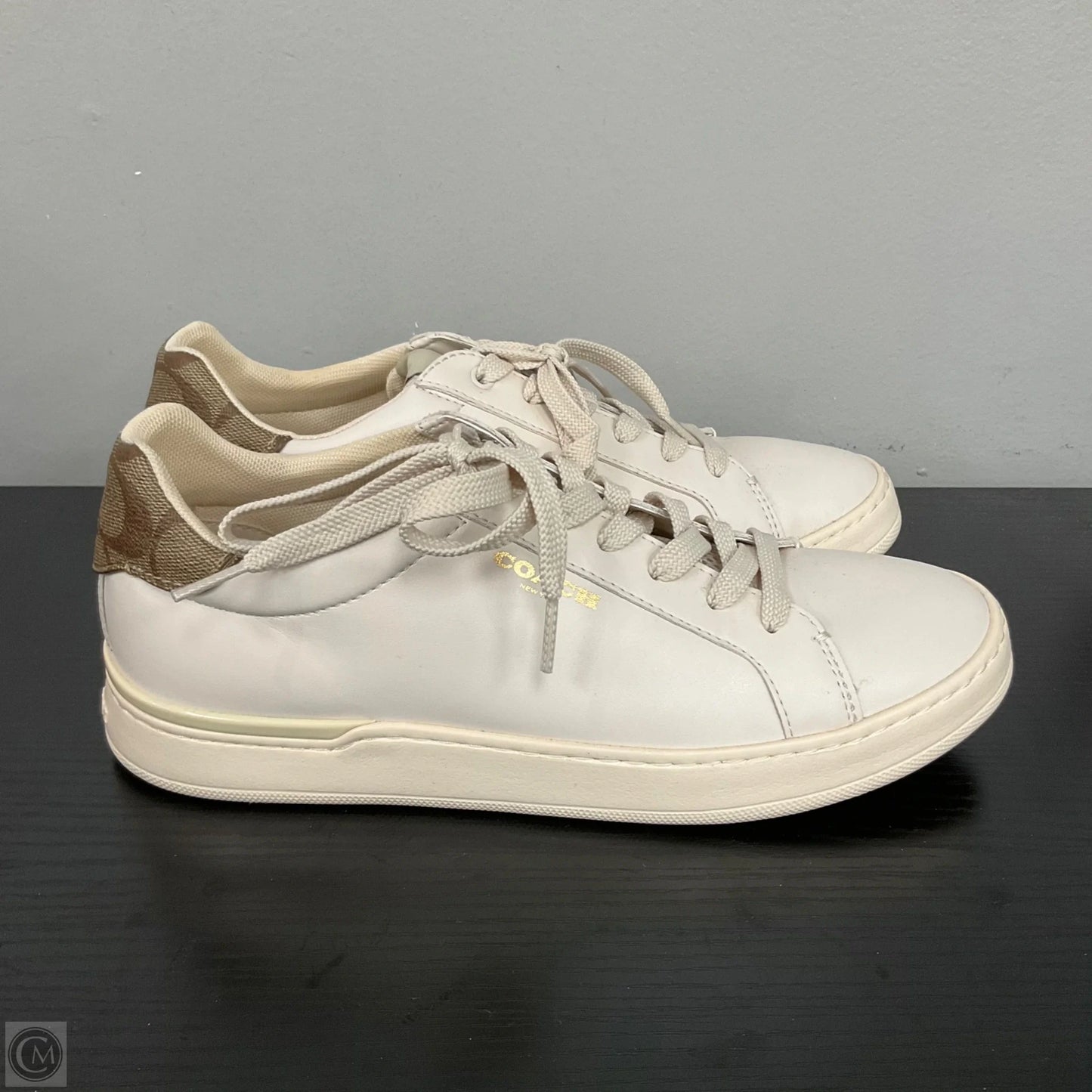 Shoes Designer By Coach In Cream, Size: 9