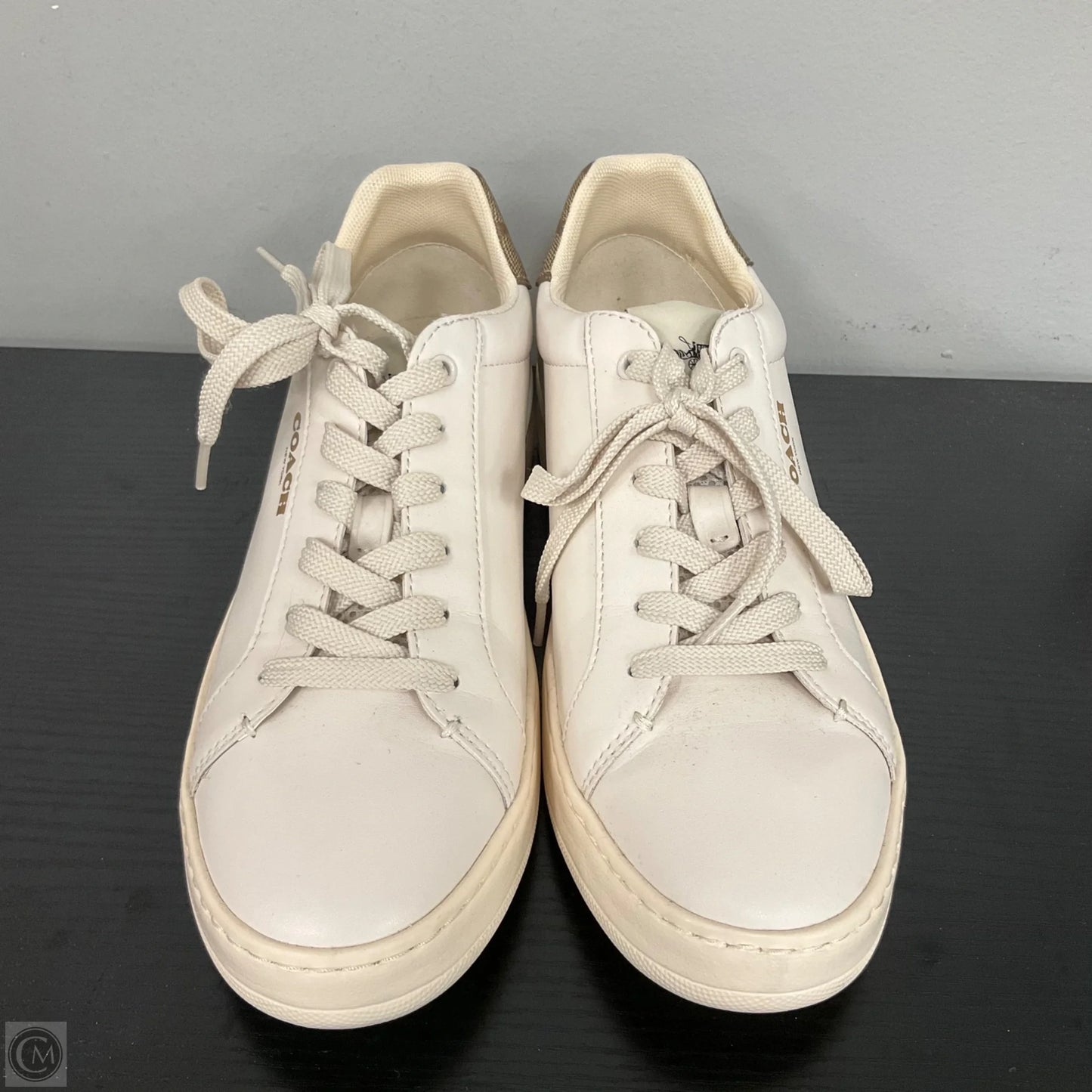 Shoes Designer By Coach In Cream, Size: 9