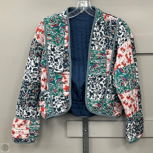 Jacket Puffer & Quilted In Floral Print, Size: S