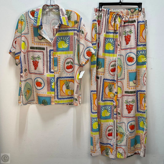 Pants Set 2pc By Sunday Up In Multi-colored, Size: M