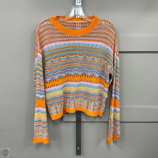 Top Long Sleeve By Clothes Mentor In Multi-colored, Size: L