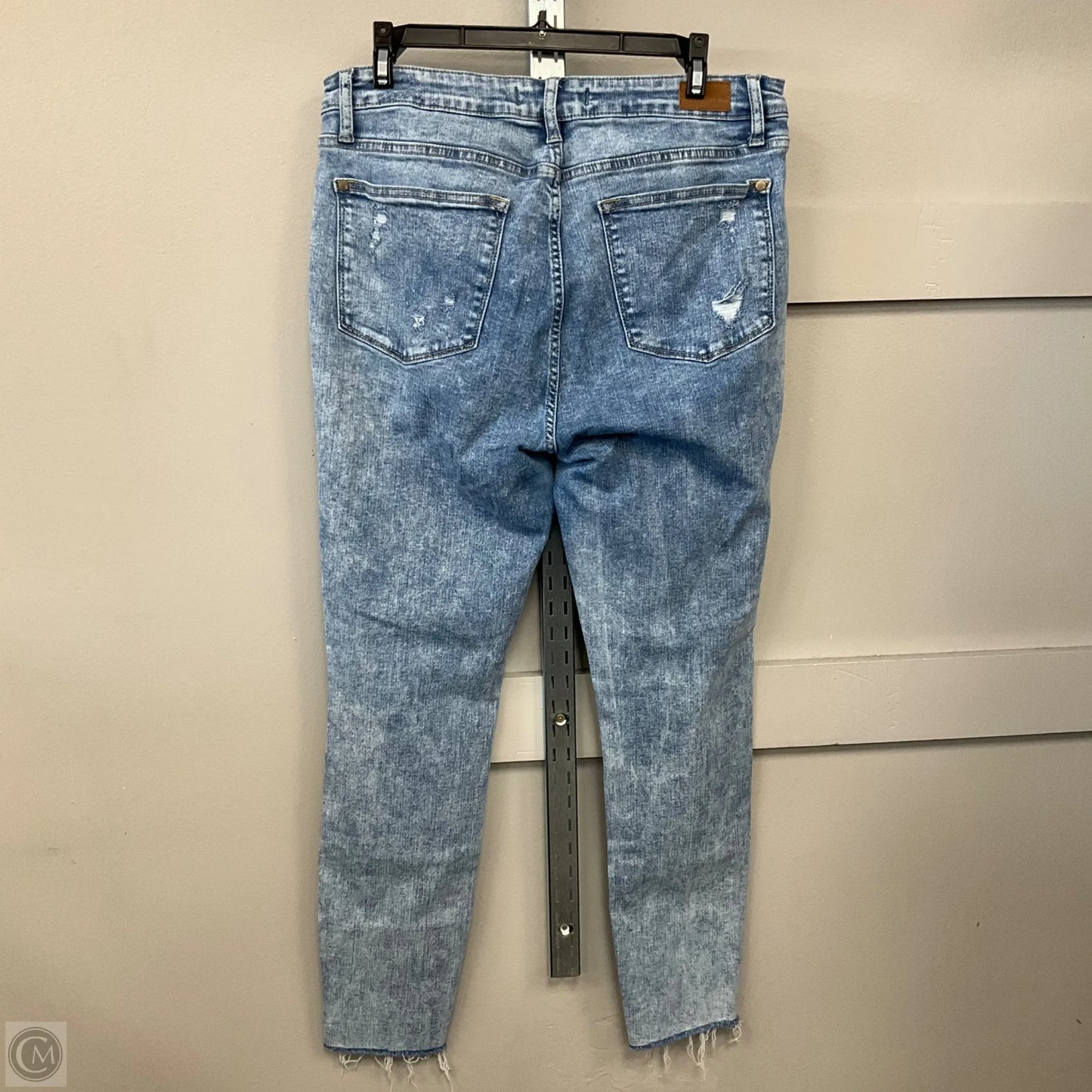 Jeans Skinny By Judy Blue In Blue Denim, Size: 14