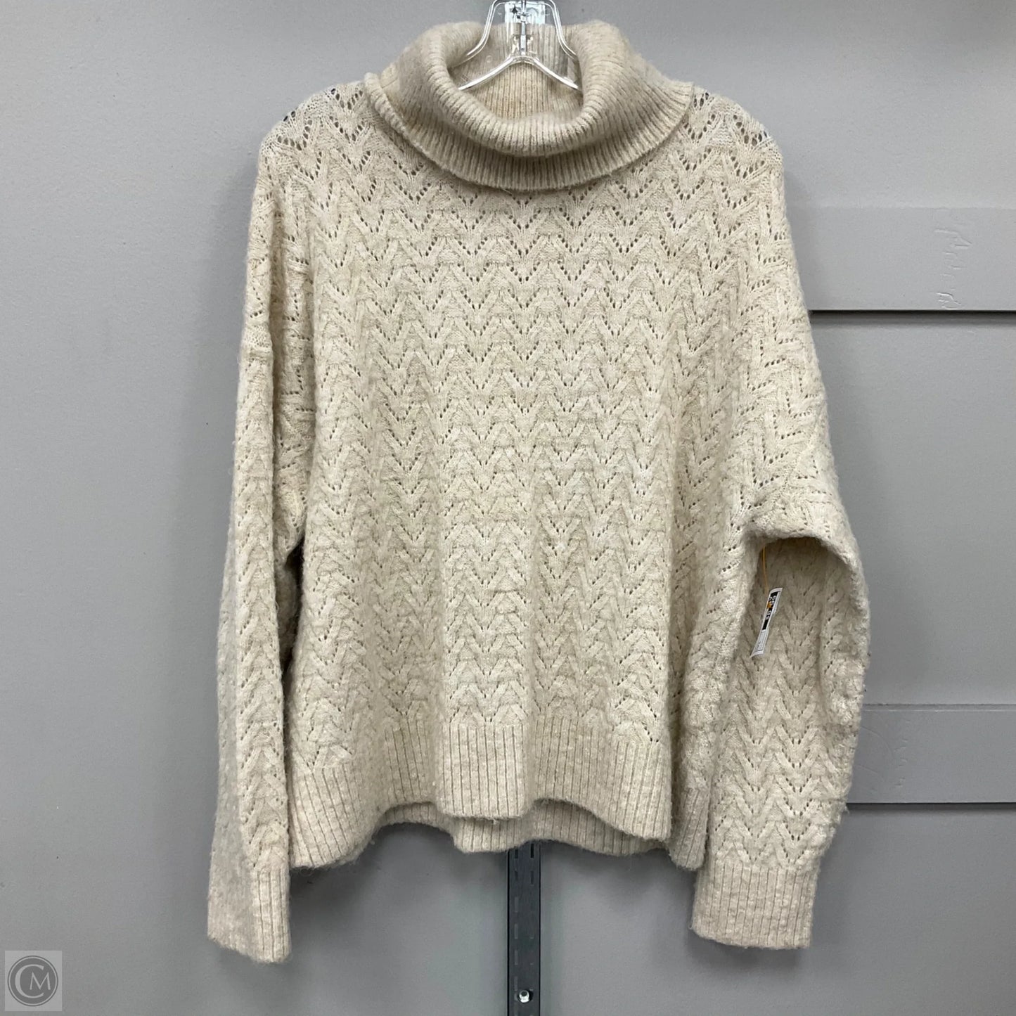 Sweater By Old Navy In Cream, Size: L