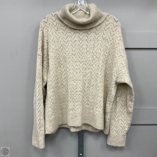 Sweater By Old Navy In Cream, Size: L