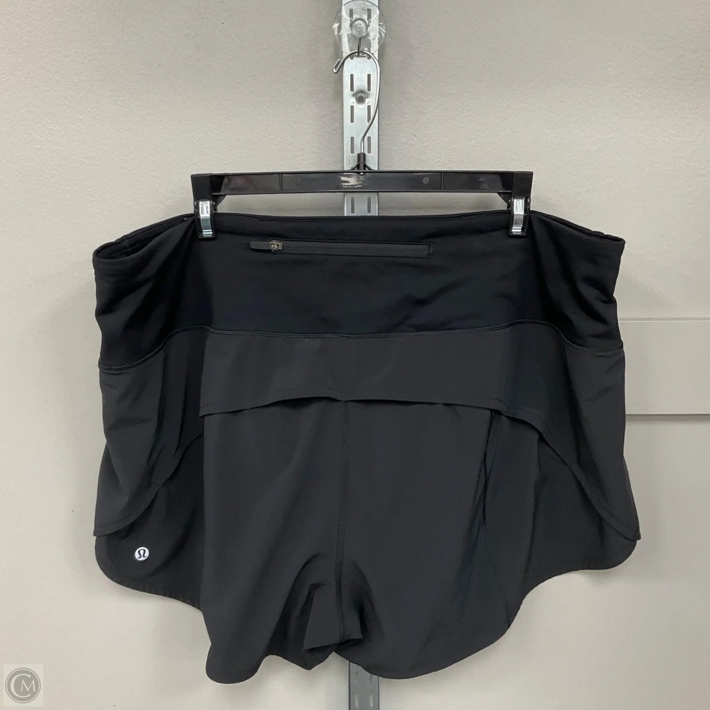 Athletic Shorts By Lululemon In Black, Size: 16