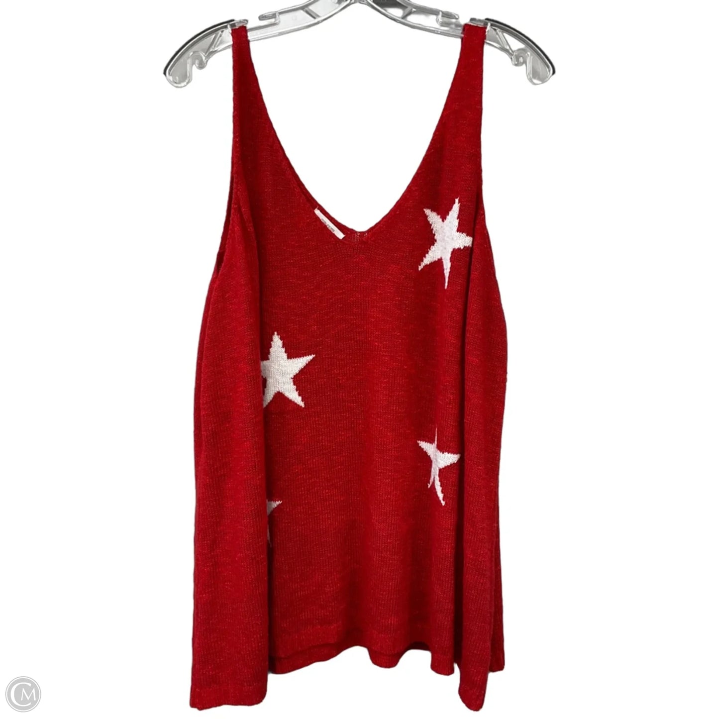 Top Sleeveless By Maurices In Red, Size: 3x