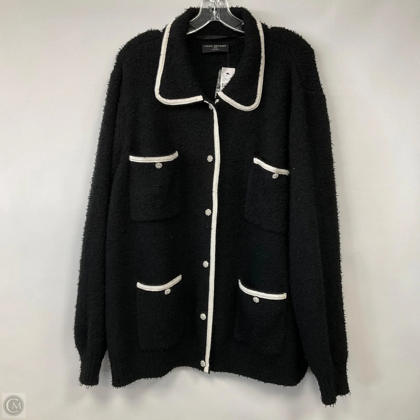 Cardigan By Lane Bryant In Black, Size: 3x