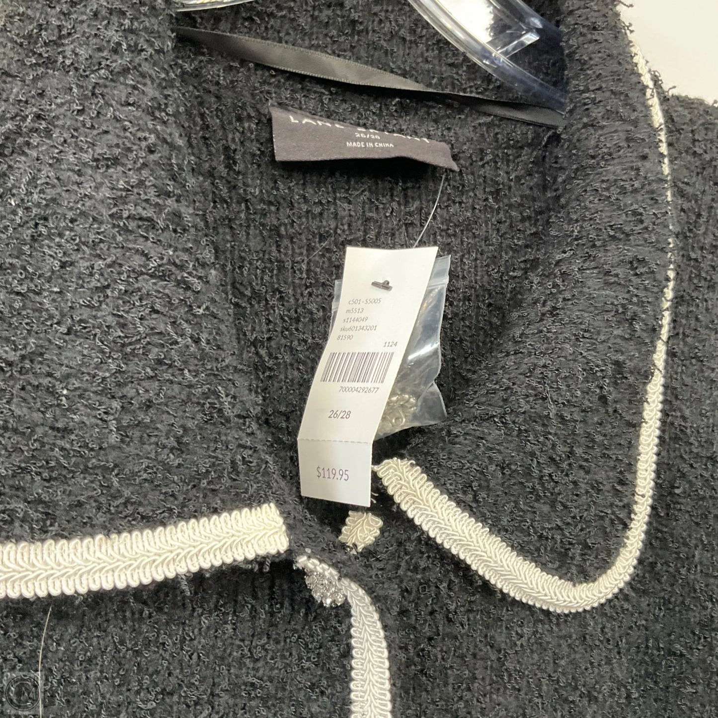 Cardigan By Lane Bryant In Black, Size: 3x