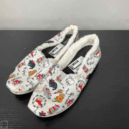 Shoes Flats By Toms In White, Size: 10
