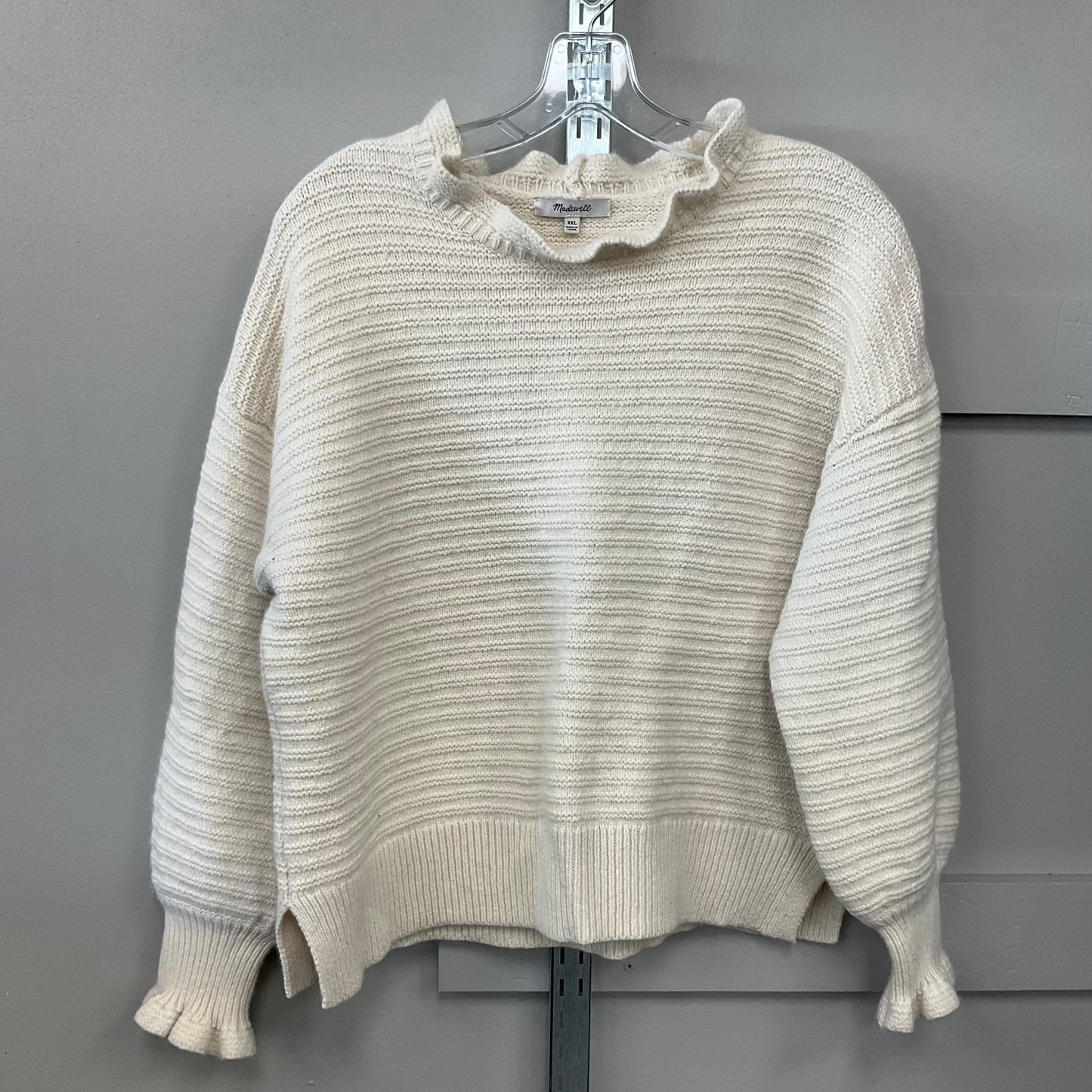 Sweater By Madewell In White, Size: Xxl