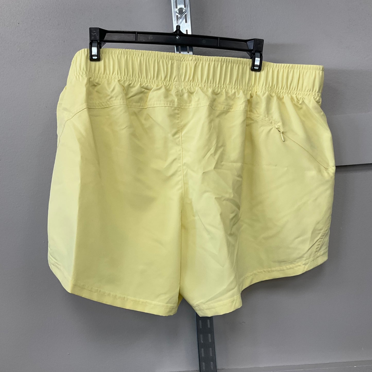 Athletic Shorts By Athletic Works In Yellow, Size: Xl