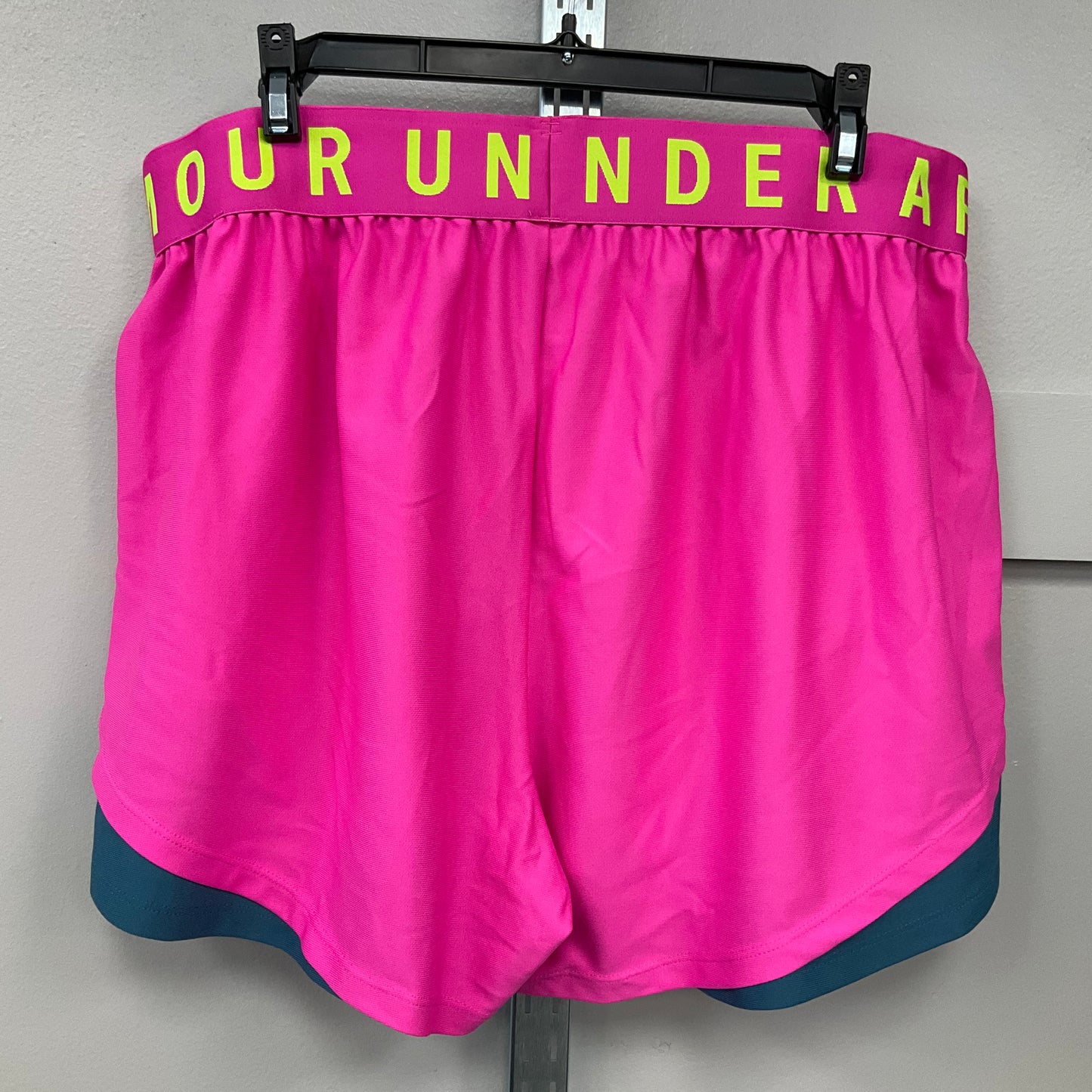 Athletic Shorts By Under Armour In Pink, Size: 1x