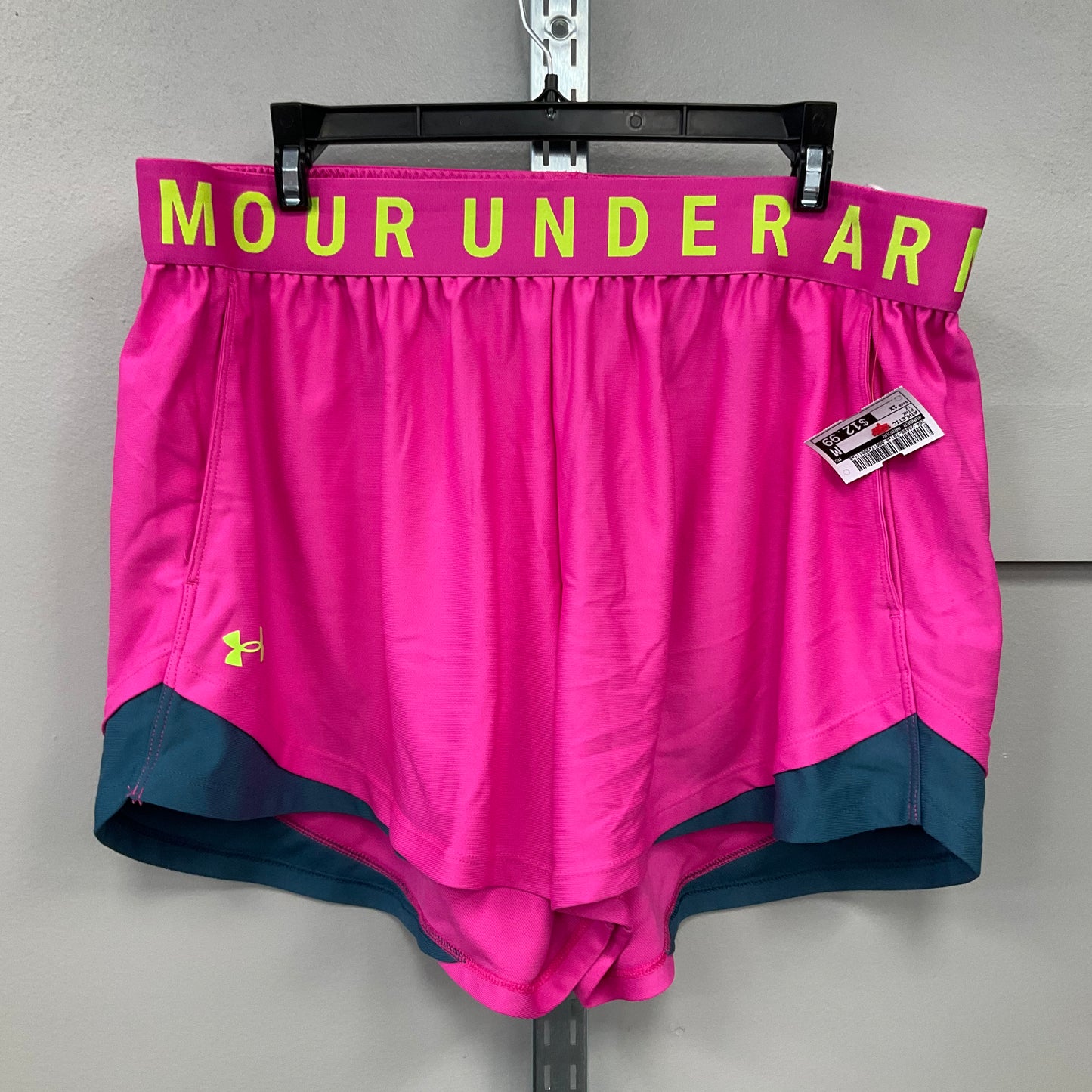 Athletic Shorts By Under Armour In Pink, Size: 1x