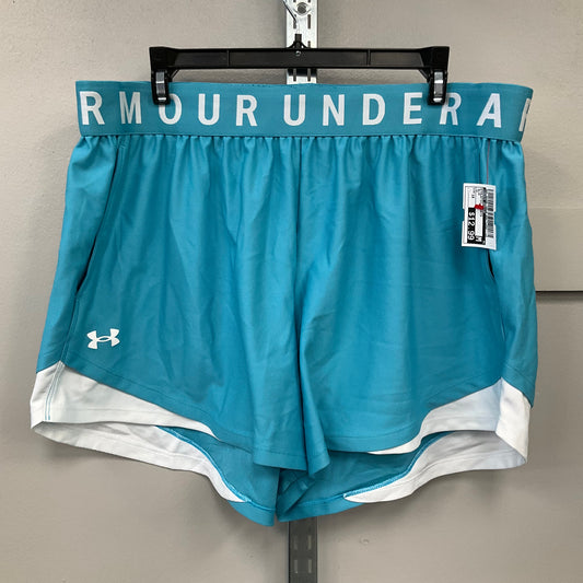 Athletic Shorts By Under Armour In Blue, Size: 1x