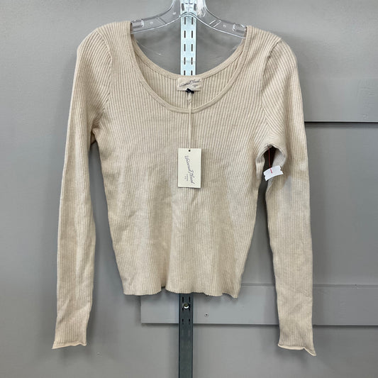 Top Long Sleeve By Universal Thread In Beige, Size: Xl