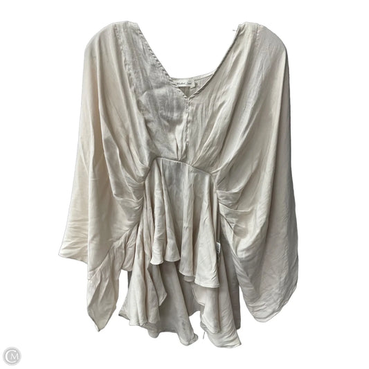 Top Long Sleeve By Mustard Seed In Beige, Size: S