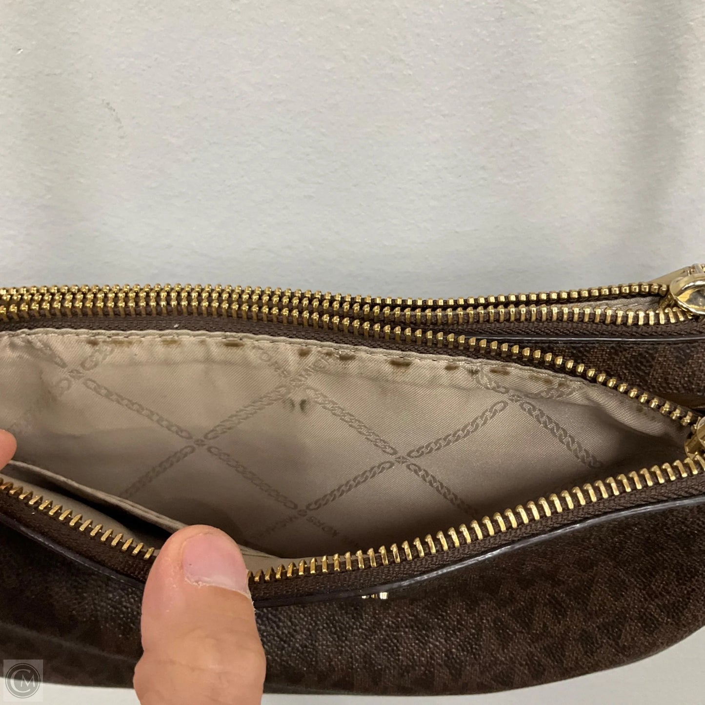 Crossbody Designer By Michael Kors, Size: Medium