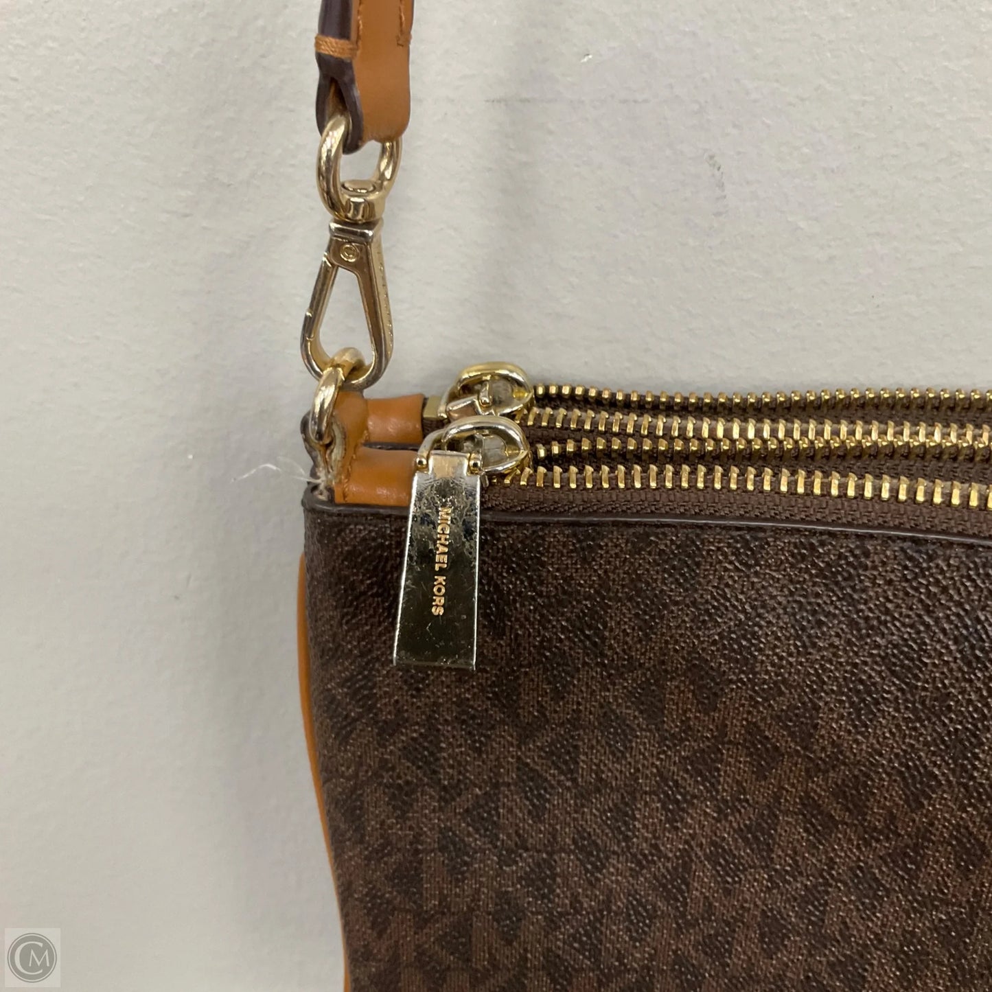 Crossbody Designer By Michael Kors, Size: Medium