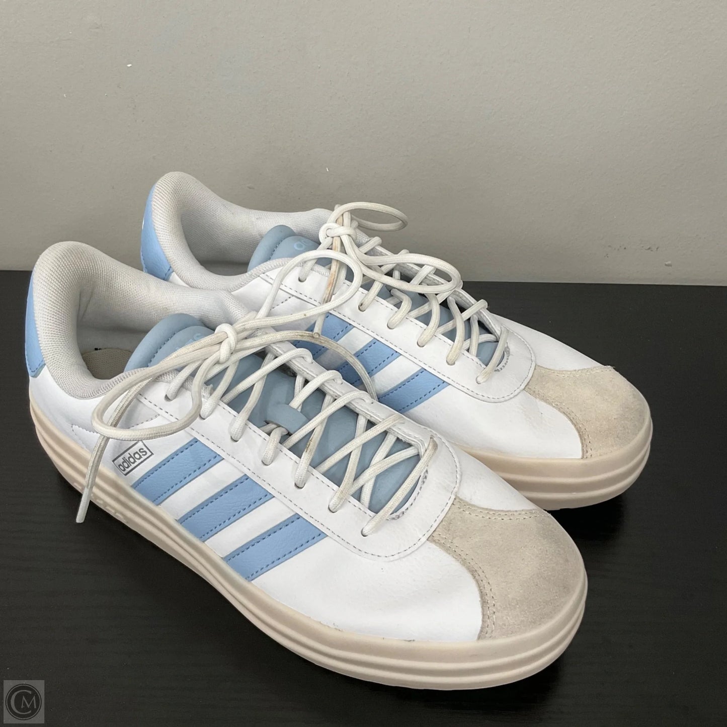 Shoes Athletic By Adidas In White, Size: 9