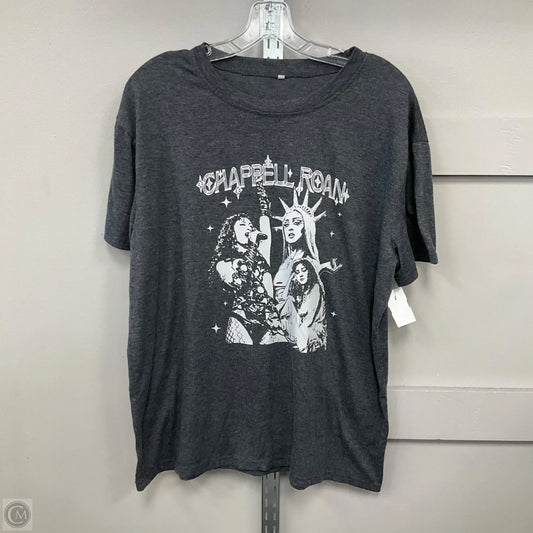 Top Short Sleeve Basic By Cmf In Grey, Size: Xxl