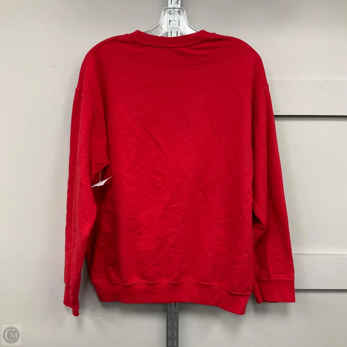 Sweatshirt Crewneck By Gildan In Red, Size: M
