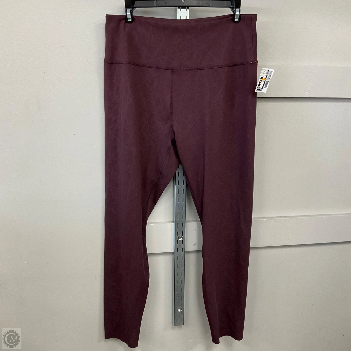 Athletic Leggings By Spyder In Purple, Size: Xl