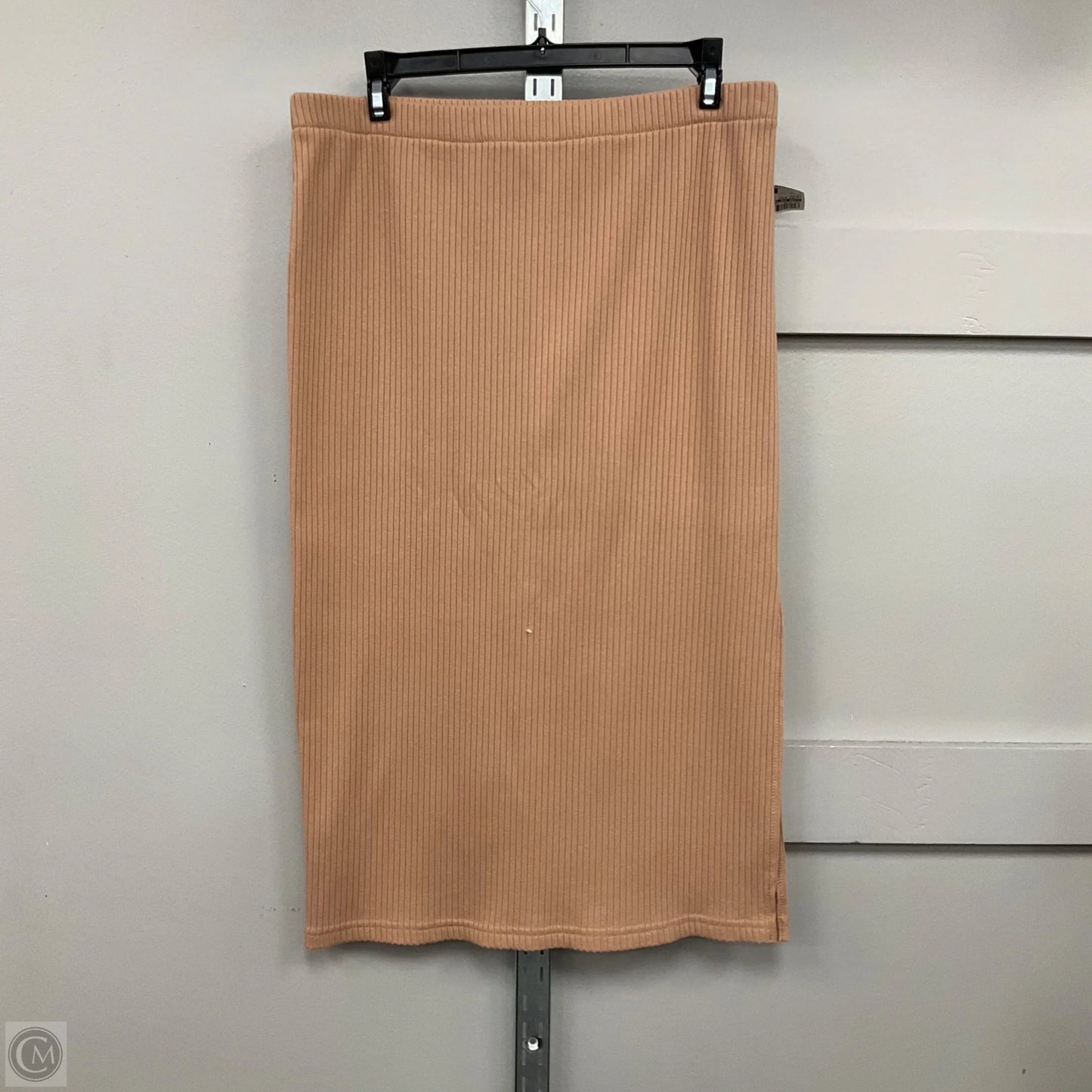 Skirt Midi By Time And Tru In Brown, Size: M